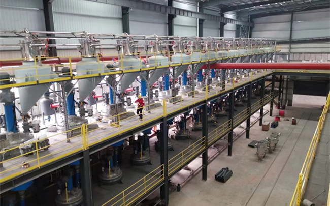 山東東營(yíng)某油田企業(yè)負(fù)壓氣力輸送生產(chǎn)線(xiàn)