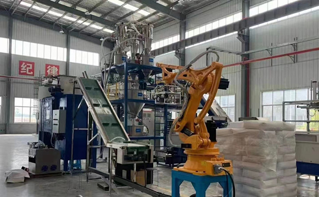 浙江海鹽某企全自動(dòng)投料配料系統(tǒng)